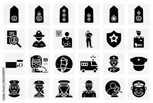 Organizational Structure Of A Police Force – Depicting Various Ranks And The Chain Of Command In Law Enforcement