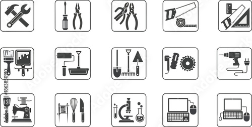 Set of toilet icons and symbols featuring vector illustrations of signs and pictograms for web and business service design