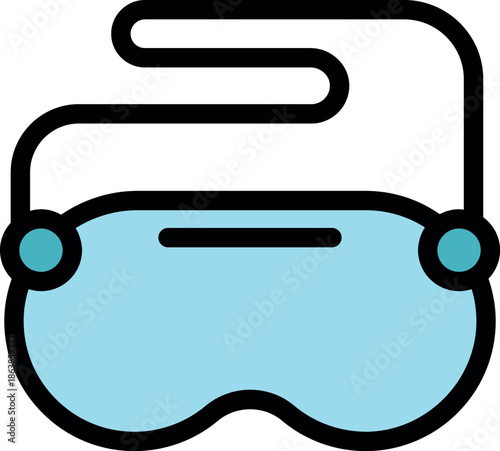 Virtual reality headset icon representing immersive gaming and digital experiences