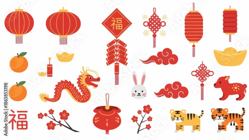 Chinese New Year Icons and Symbols 4.
