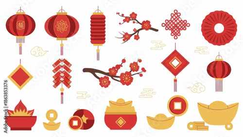 Chinese New Year Lanterns and Symbols 1.