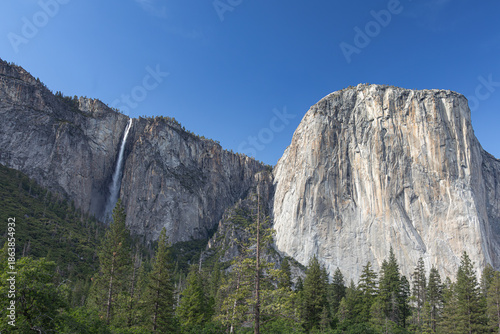 Rock formation El Captan at Yosemite National Park