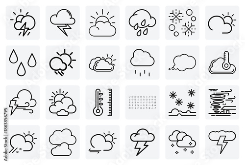 Φωτογραφία Climate Indicators For All Seasons – Temperature, Clouds, Snow, And Storms For E