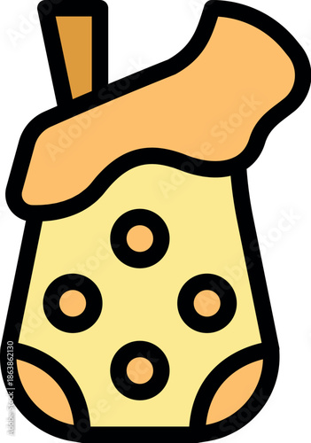 Refreshing boba tea served with creamy whipped cream and tapioca pearls, embodying the popular taiwanese beverage