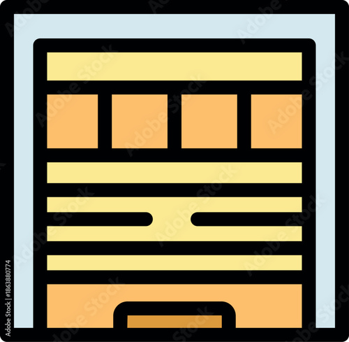 Secure and convenient automatic garage door providing safety and peace of mind for modern homes