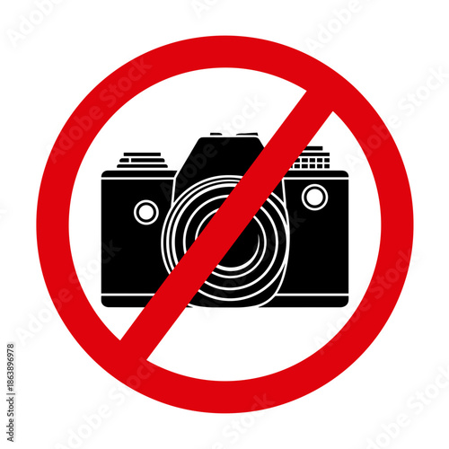 no photography sign
