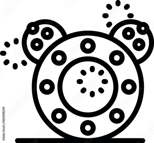 Futuristic spaceship is hovering, preparing for an interstellar voyage to distant galaxies