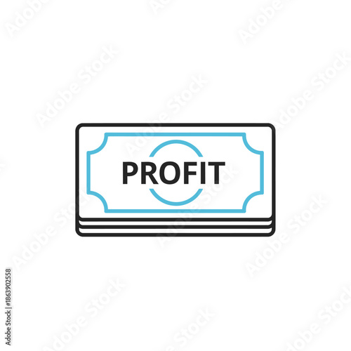Financial Growth and Profit Concept Illustration for Business Success