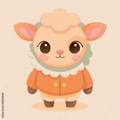 “Adorable Fantasy Animal Characters in Soft Pastel Style”