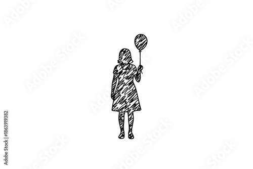 Silhouette of man walking with american flag cape