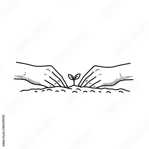 Firefighter silhouette with american flag