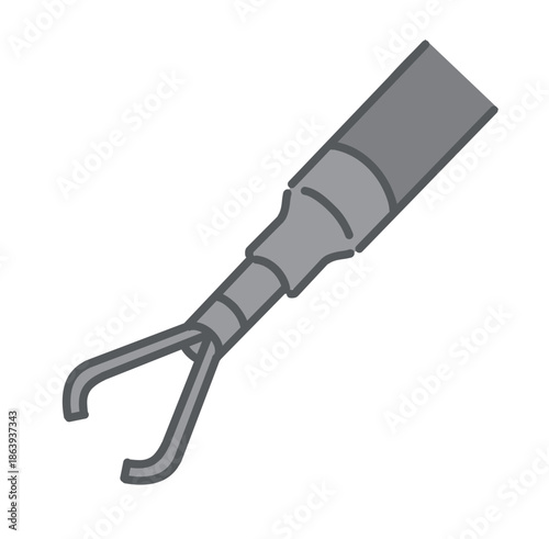 止血クリップ（内視鏡用クリップ装置）のイラスト