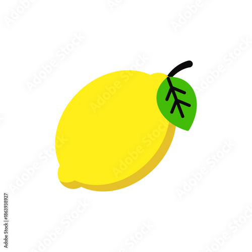 Yellow Lemon Fruit Icon