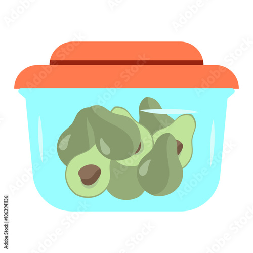 Avocado Storage Container