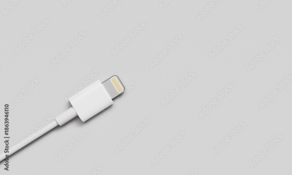 Fototapeta premium 충전 케이블 커넥터 Charging Cable Connector