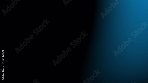 Abstract Dark Blue Gradient Background Loop with Smooth Color Transition.