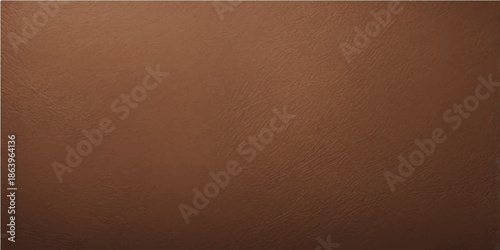 A vintage brown leather texture background features a rough, natural material surface with a grunge pattern and old macro skin details for a blank textile backdrop