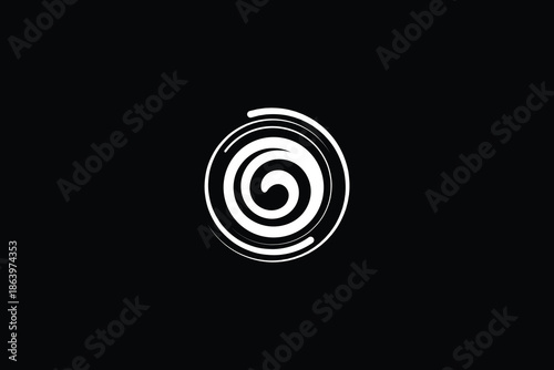 Dynamic Twisting Circle Logo for Technology, Startups, Innovation and Motion Graphics