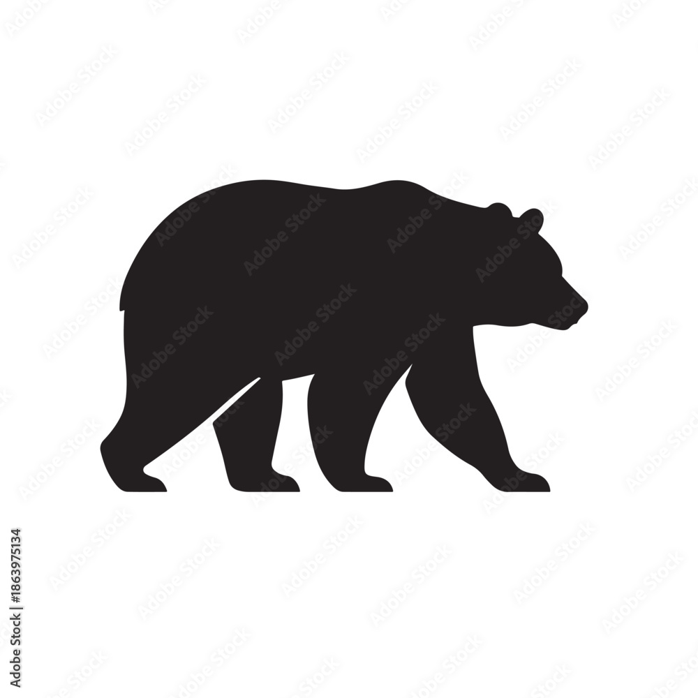 Fototapeta premium Black Bear – Majestic North American Wildlife