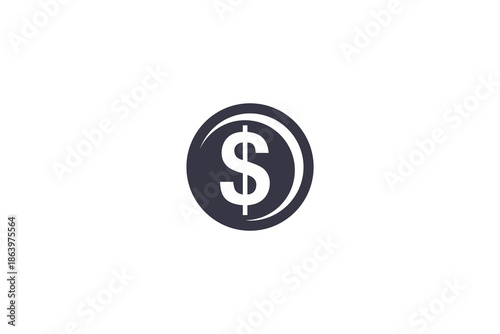Minimal Money Logo Design for Finance, Banking, Investment and Financial Services Brand Identity