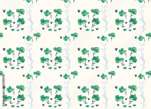 Minimal Eucalyptus Botanical Seamless Pattern for Wallpaper, Fabric, and Gift Wrap, Soft Pastel Eucalyptus Leaf Seamless Pattern, Hand Drawn Botanical Background