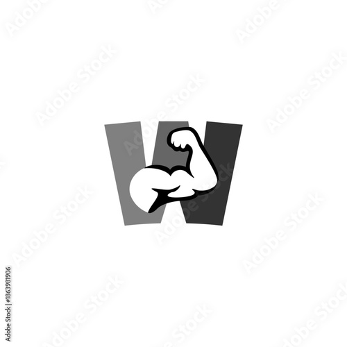 Strong muscular hand shape Le...