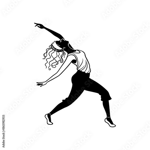 tennis player silhouette vector illustration