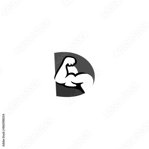 Strong muscular hand shape Le...