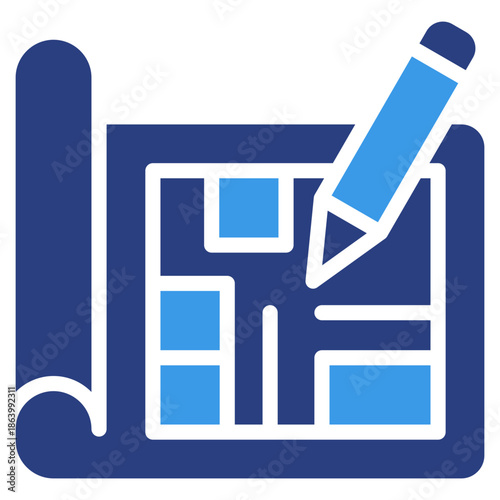 Blueprint  Icon Element For Design