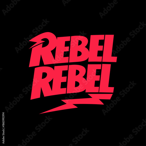 Rebel Lettering Vector Bold Apparel Typography Letters Download it in high resolution format and print in any size	