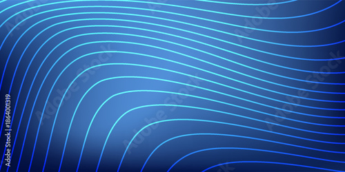 Abstract blue abstract background with a soft curve modern art simple