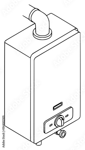 a drawing of a toaster in outline on a , 3d, drawing, icon, outline, toaster, against transparent background