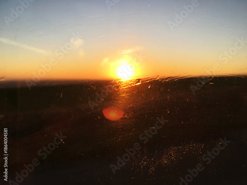 a view of the sun