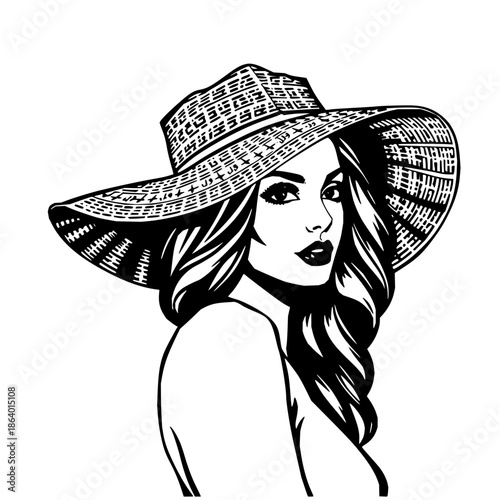 girl in hat