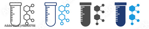 chemical compostion icon sheet multiple style