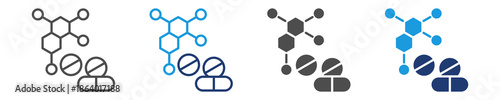 drug icon sheet multiple style