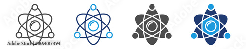scientific icon sheet multiple style