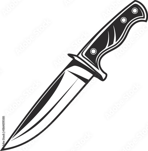 knife isolated on white