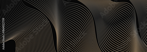 Abstract digital wave of particles. Futuristic point waves. Technology background vector. Vector