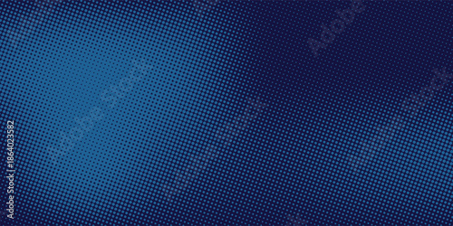 Dotted halftone gradient texture. Vanishing polka dot background. Repeating dots gradation pattern background. Black fading comic pop art overlay backdrop. Raster effect wallpaper. Vector halftone