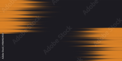 Dotted halftone gradient texture. Vanishing polka dot background. Repeating dots gradation pattern background. Black fading comic pop art overlay backdrop. Raster effect wallpaper. Vector halftone