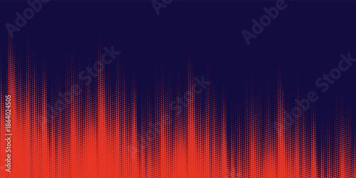 Dotted halftone gradient texture. Vanishing polka dot background. Repeating dots gradation pattern background. Black fading comic pop art overlay backdrop. Raster effect wallpaper. Vector halftone