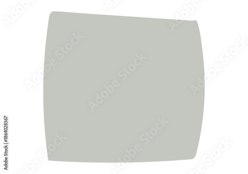 Cuadrado gris con bordes ligeramente curvados para fondos y elementos de diseño gráfico