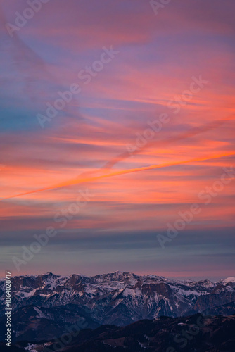 Sonnenuntergang Rennfeld - Hochsteiermark - Österrreich - Abendrot - Hochscwab