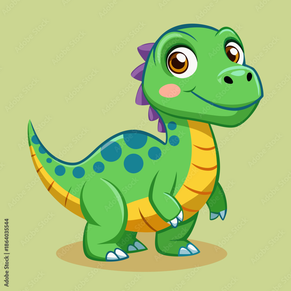 Obraz premium Cute dinosaur cartoon