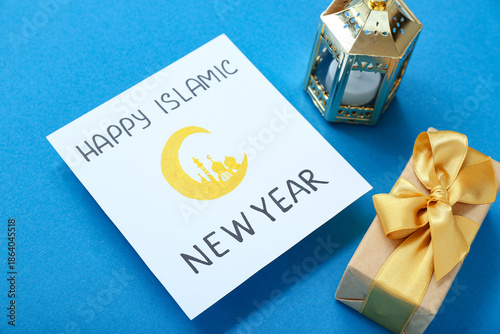 Card with text HAPPY ISLAMI...