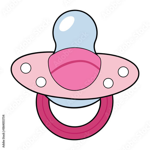 Baby Pacifier Illustration