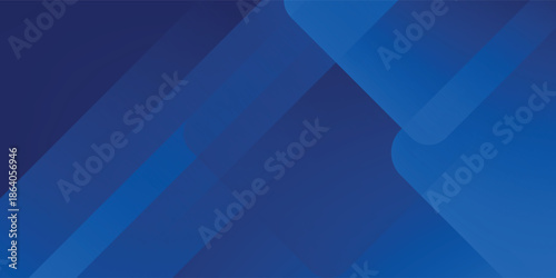 Abstract blue background with glowing geometric lines. Modern blue gradient square shape design. Futuristic technology concept. Suit for brochure, corporate, website, poster, banner, cover modern
