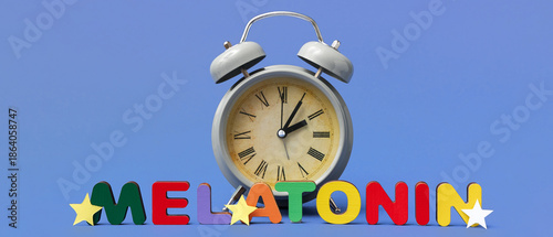 Alarm clock with paper star...
