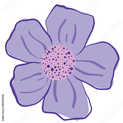 purple cute flower